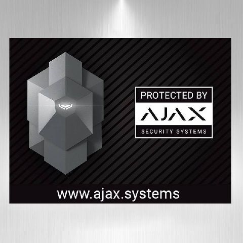 Výstražná samolepka AJAX