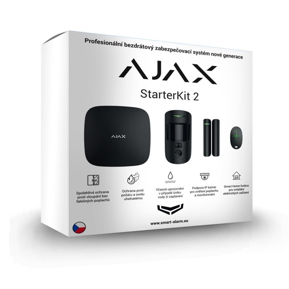 SET Ajax StarterKit 2 12V black (20291_12V)