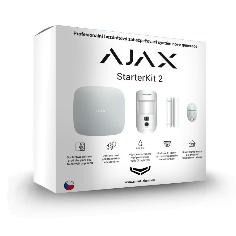 SET Ajax StarterKit 2 12V white (20293_12V)