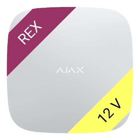 Ajax ReX 12V white (8001_12V)