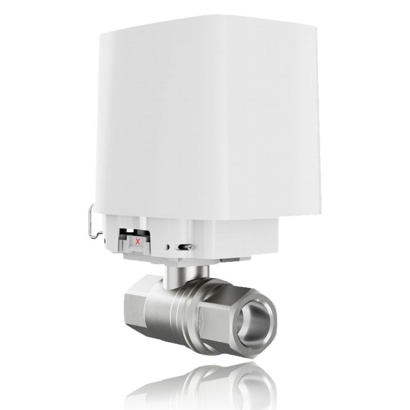 Ajax WaterStop [1] (8EU) white (52267) - Dálkově ovládaný uzavírací ventil vody (1“)