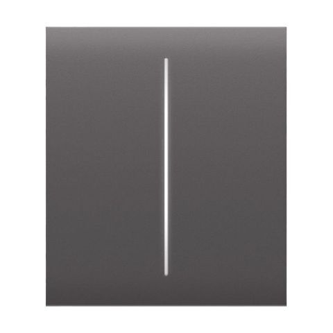 Ajax CenterButton (2-gang) grey (46029) - Středové tlačítko (spínač řazení 5)