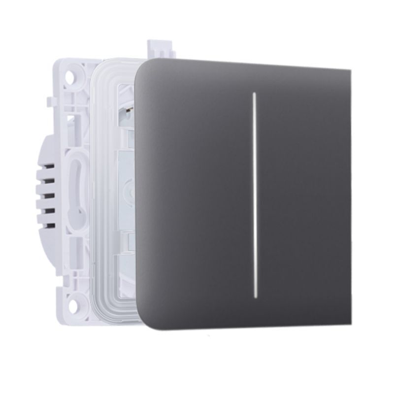 Ajax SideButton (2-gang) graphite (46022) - Boční tlačítko (spínač řazení 5)