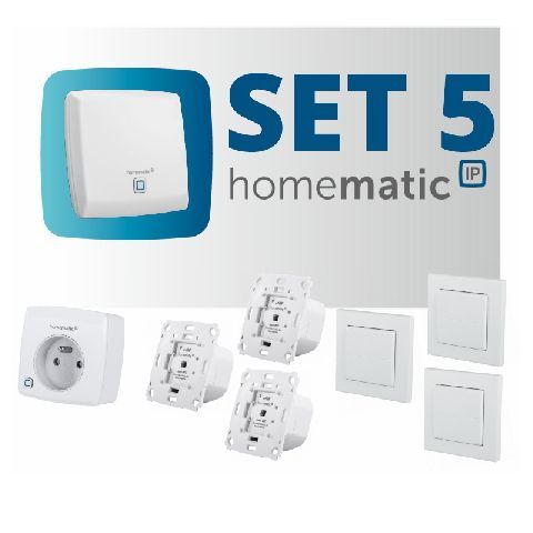 Sada osvětlení Homematic IP - HmIP-SET5 (s možností stmívání)