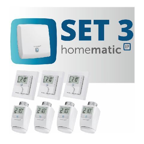 Sada vytápění Homematic IP (byt 3+1) - HmIP-SET3