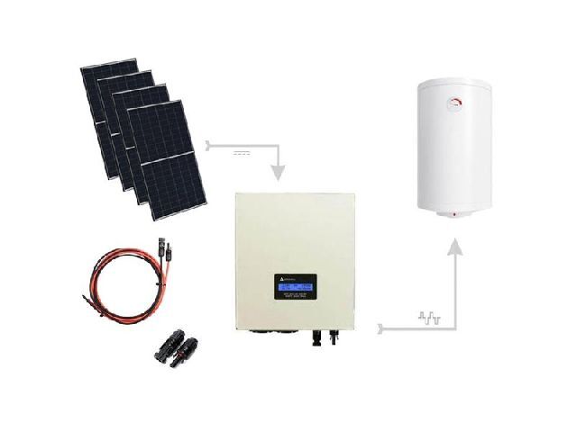 Solární invertor ECO Solar Boost PRO 1650W MPPT 4x PV Canadian Solar, Sada pro ohřev vody