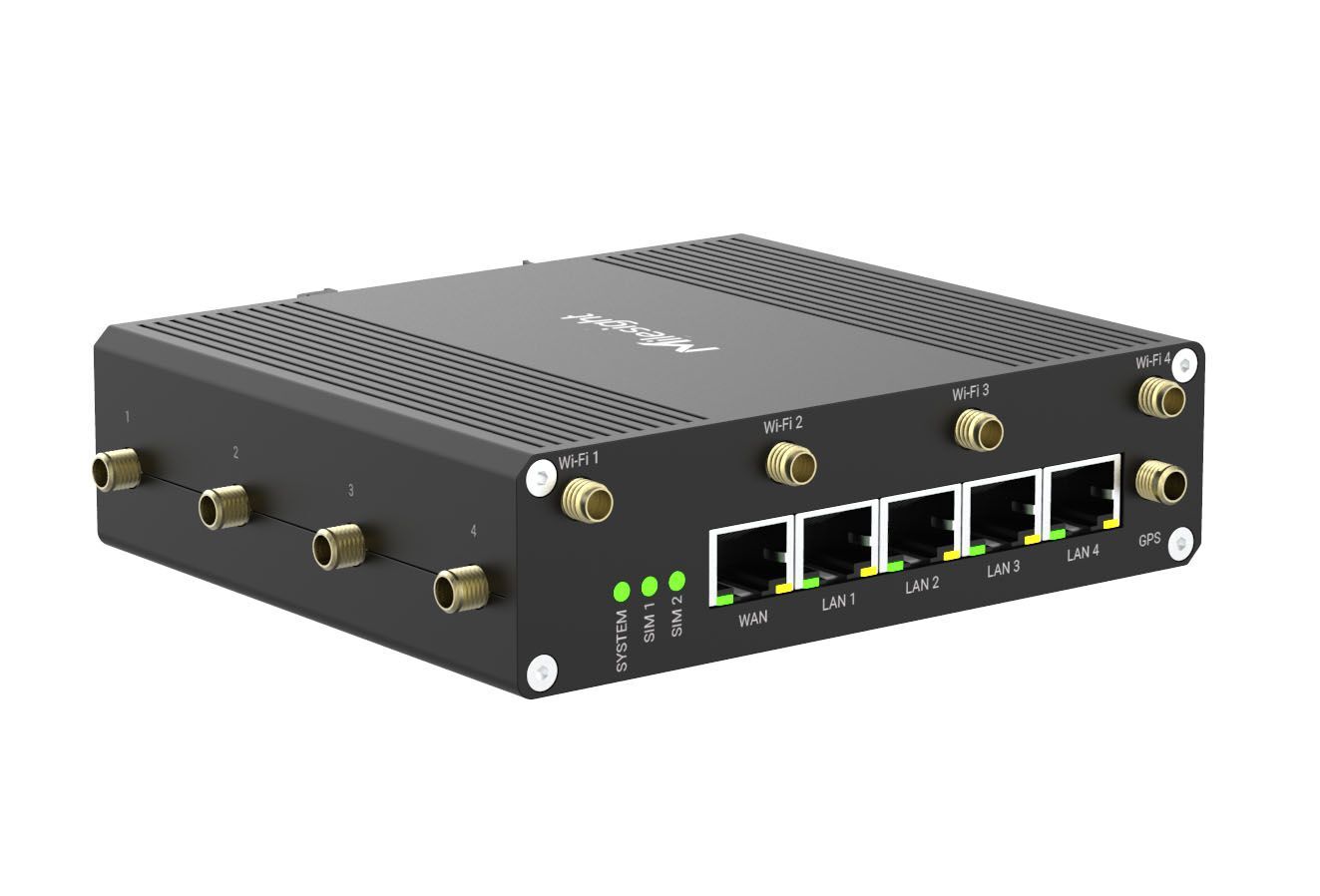 UR75-500GL-G-W 5G router, Wi-Fi, GPS, WAN + 4x LAN