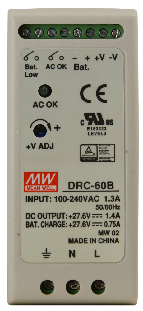 DRC-60B 27,6V/60W/1,4A/0,75A DIN zdroj