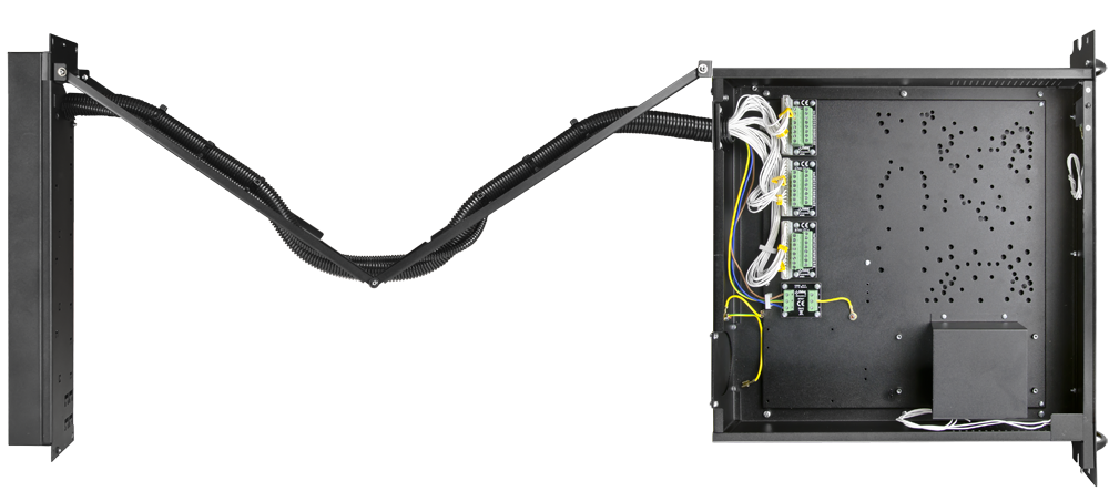 ARAD-S2 Kryt Security 2U skříň pro RACK19 &quot;24 linek