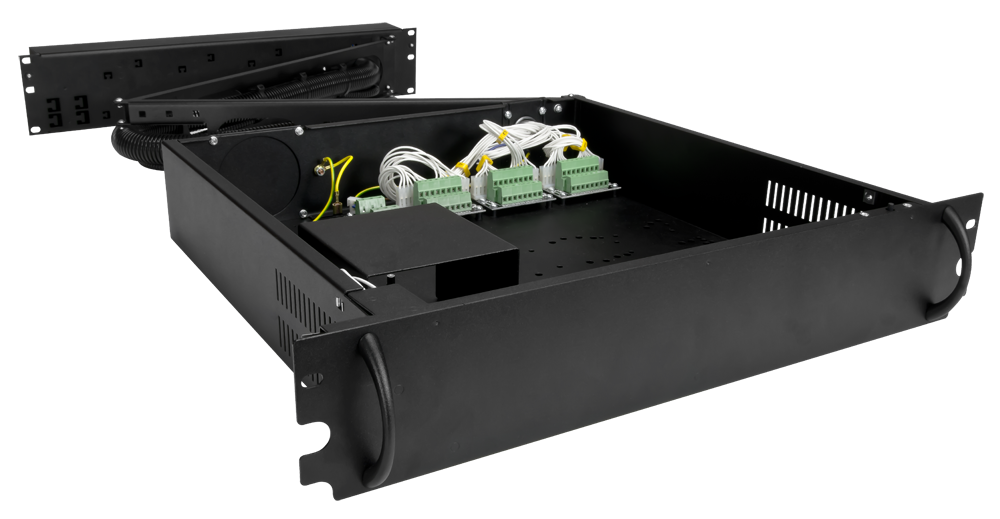 ARAD-S2 Kryt Security 2U skříň pro RACK19 &quot;24 linek