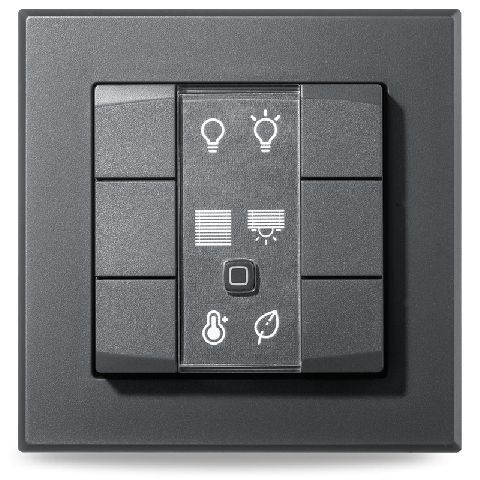 Nástěnný dálkový ovladač - 6 tlačítek, antracit - HmIP-WRC6-A