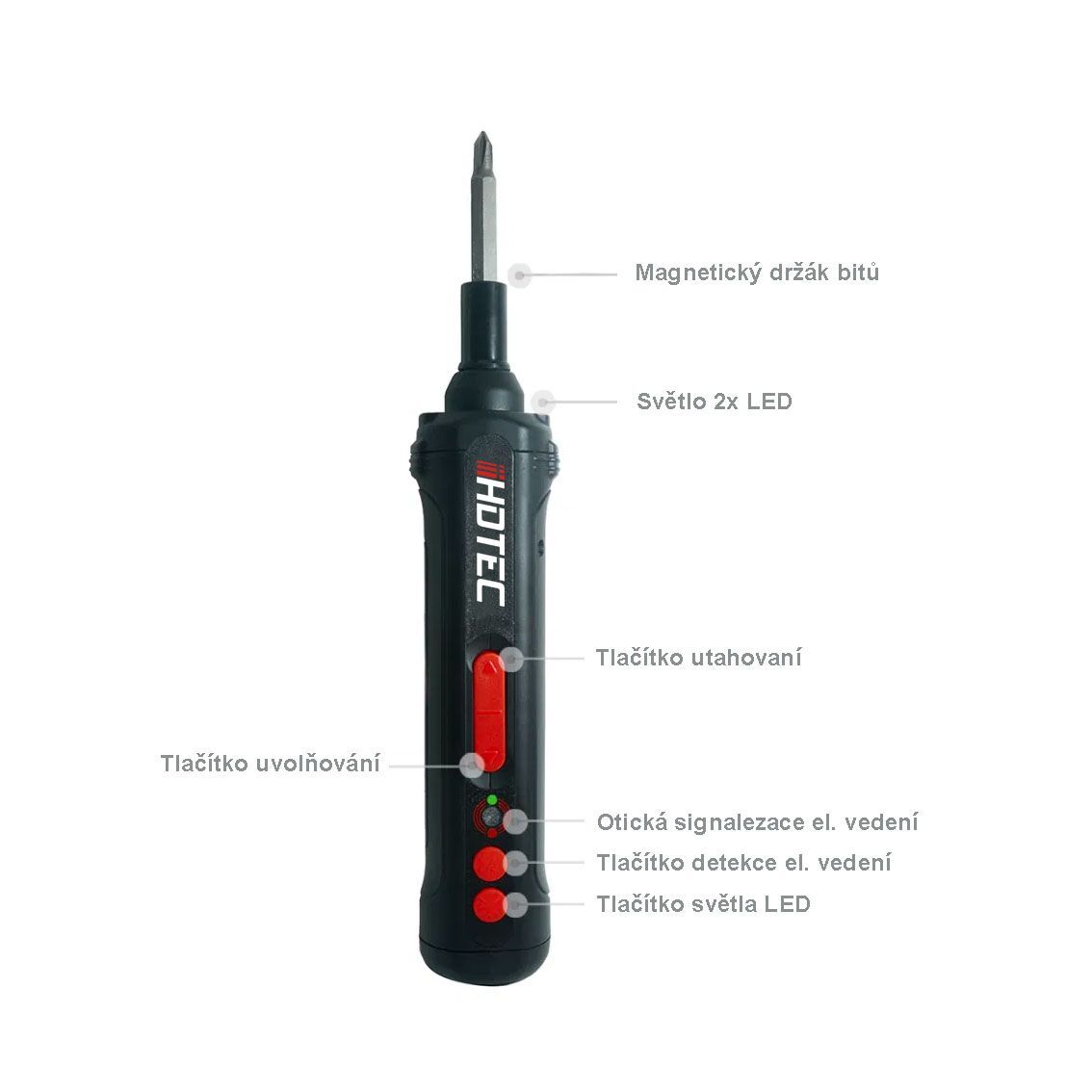 HDT14a Akku mini šroubovak 3.6V 1500mAh