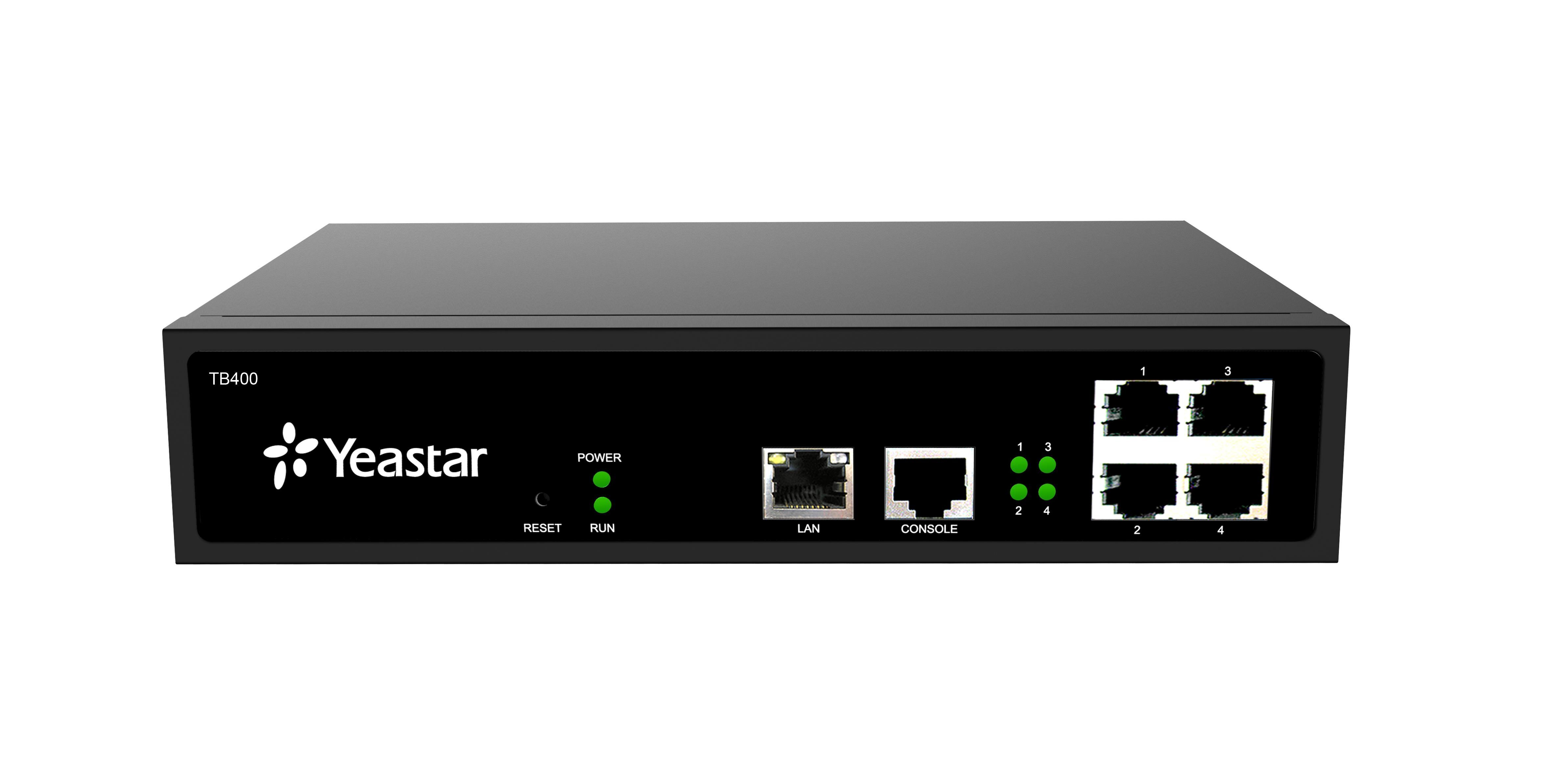 Yeastar NeoGate TB400, IP BRI (ISDN2) brána, 4xBRI, 1xLAN, rack