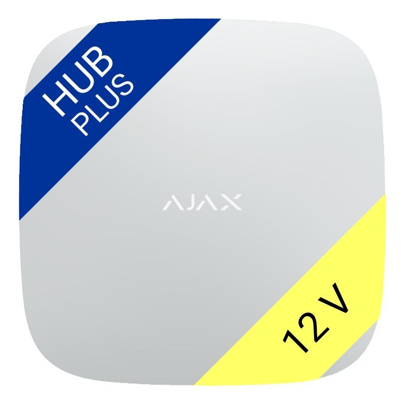 Ajax Hub Plus 12V white 11795_12V 