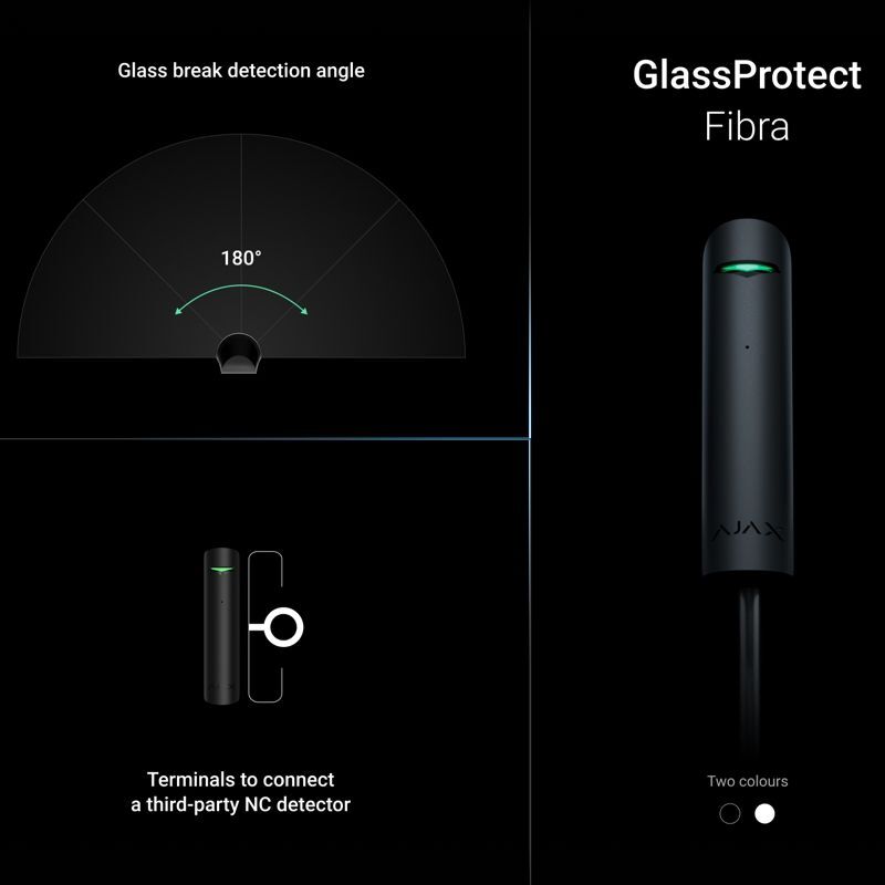 Ajax GlassProtect Fibra black 30857