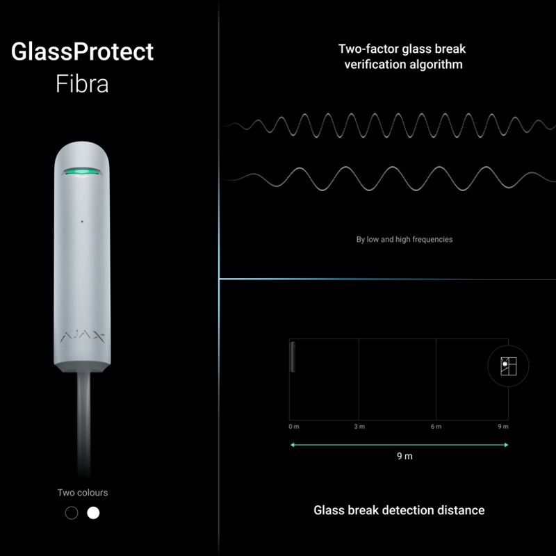 Ajax GlassProtect Fibra black 30857