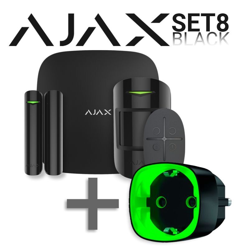 Rozšířený SET Ajax StarterKit black + Ajax Socket black