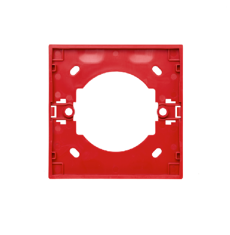 N-MC-AFM-R Podložka pro zapuštěnou montáž tlačítek NC-MC, červená