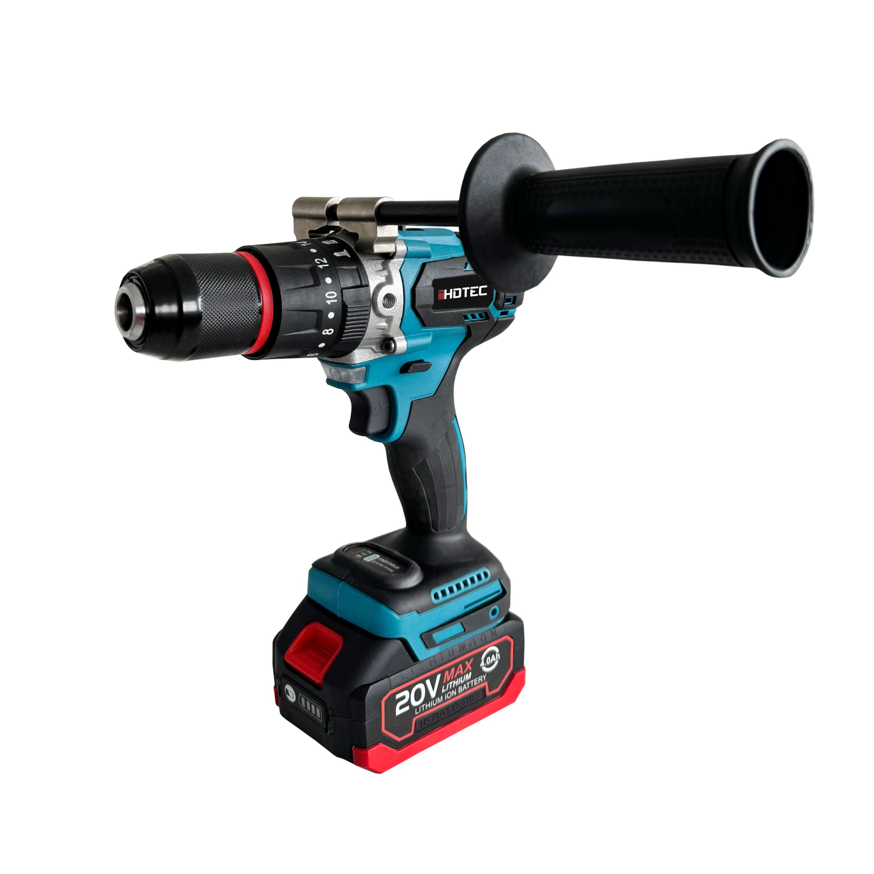 HDT3036 Aku vrtačka, BL motor, 2x 3Ah 18V akku, nabíječka, kufr