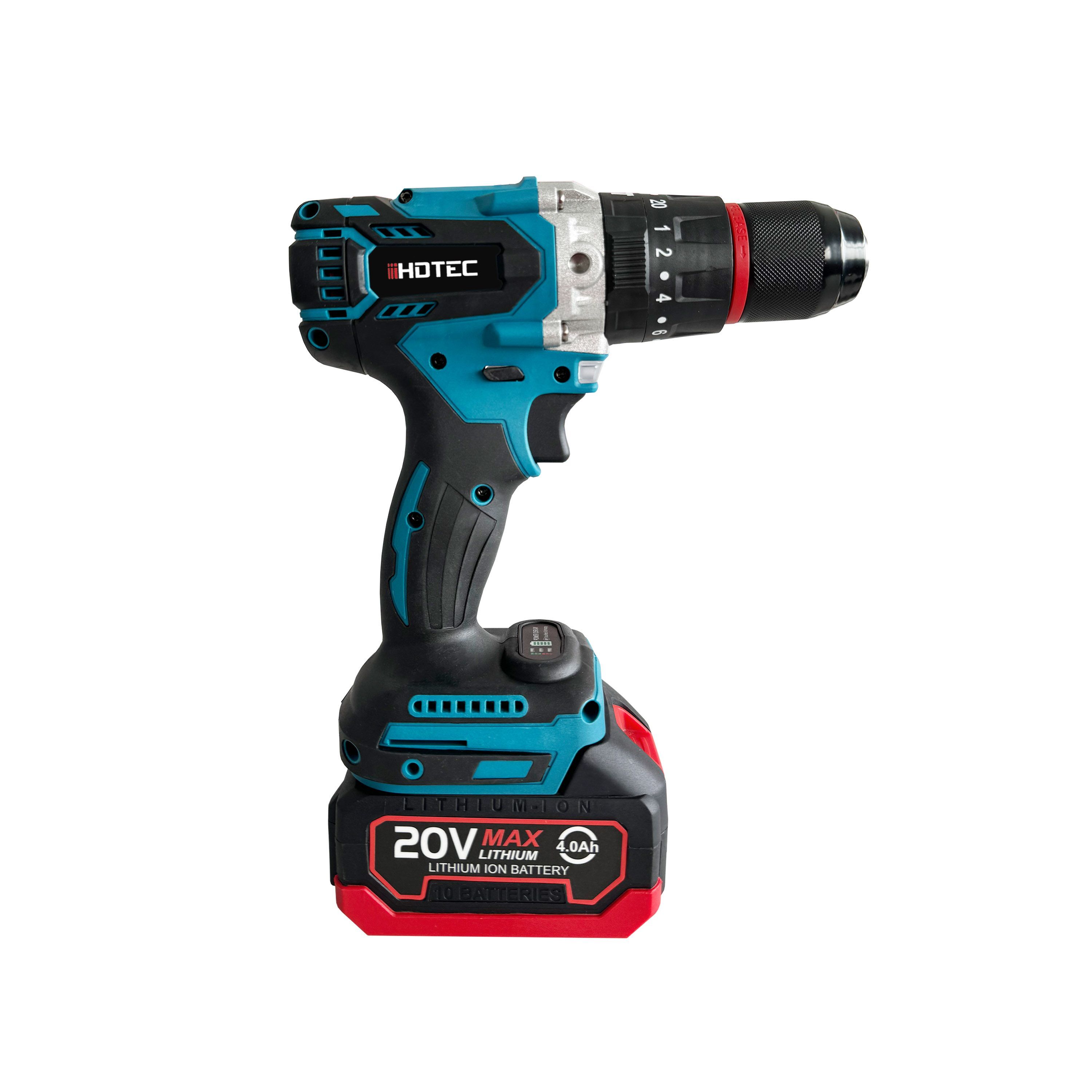 HDT3036 Aku vrtačka, BL motor, 2x 3Ah 18V akku, nabíječka, kufr