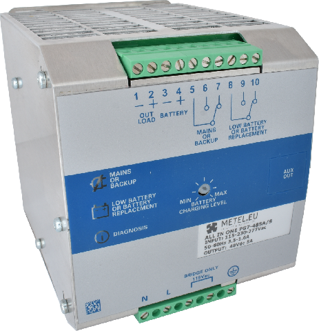 PB7-485A/S průmyslový záložní zdroj 230V/48VDC, 5A