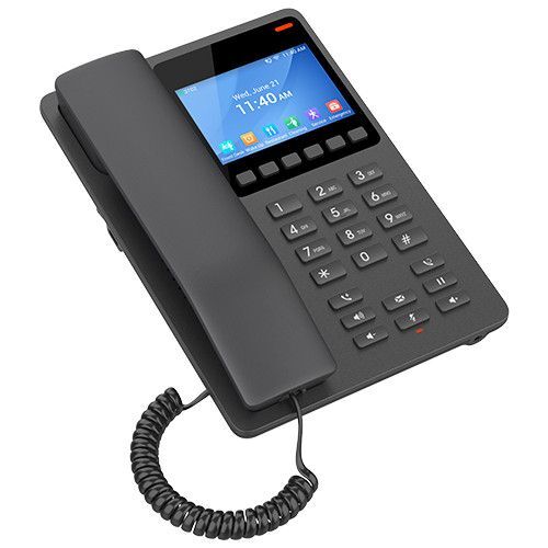 Grandstream GHP631 SIP hotelový telefon s displejem černý