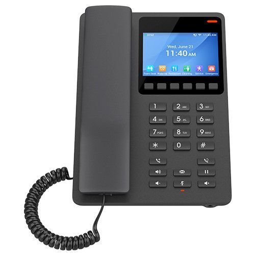 Grandstream GHP631W SIP WiFi hotelový telefon s displejem černý