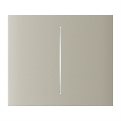Ajax CenterButton (2-gang) vertical ASP ivory