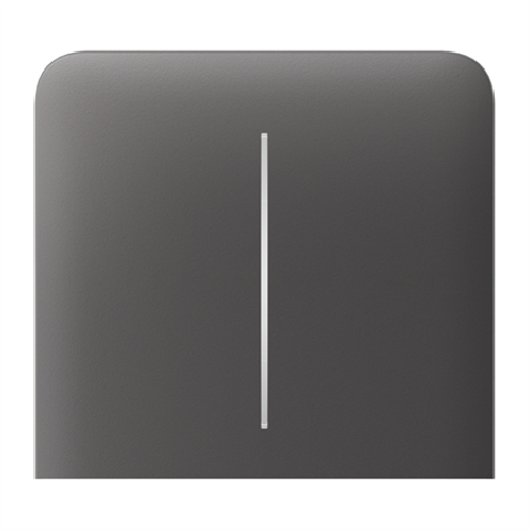 Ajax SideButton (2-gang) vertical ASP grey