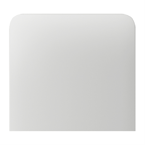 Ajax SideButton (1-gang) vertical ASP white