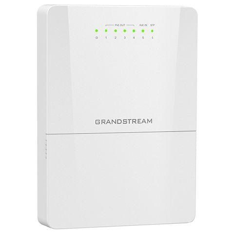 Grandstream GWN7711R venkovní L2 Lite managed switch, 5xGbE, 4xPoE+, IP66