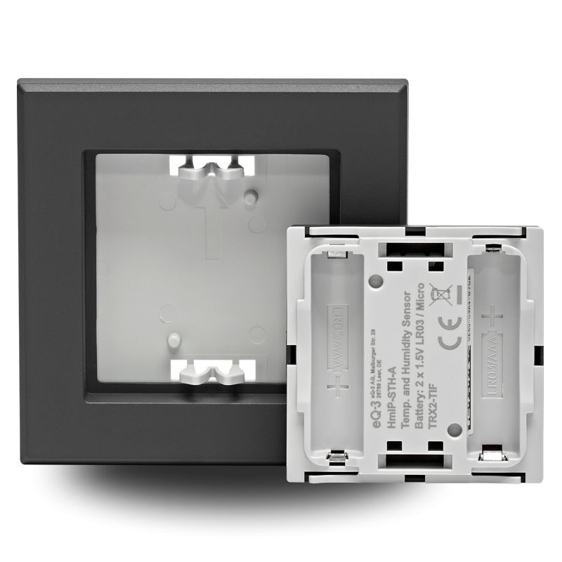HmIP-STH-A Temperature And Humidity Sensor - Indoor, Anthracite