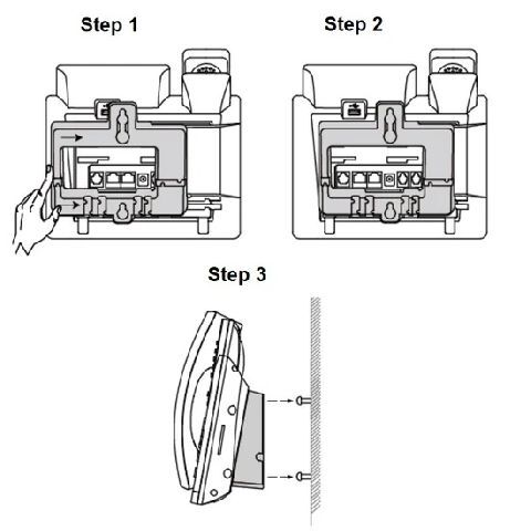 Yealink držák na zeď pro Yealink T46G/T46S/T46U