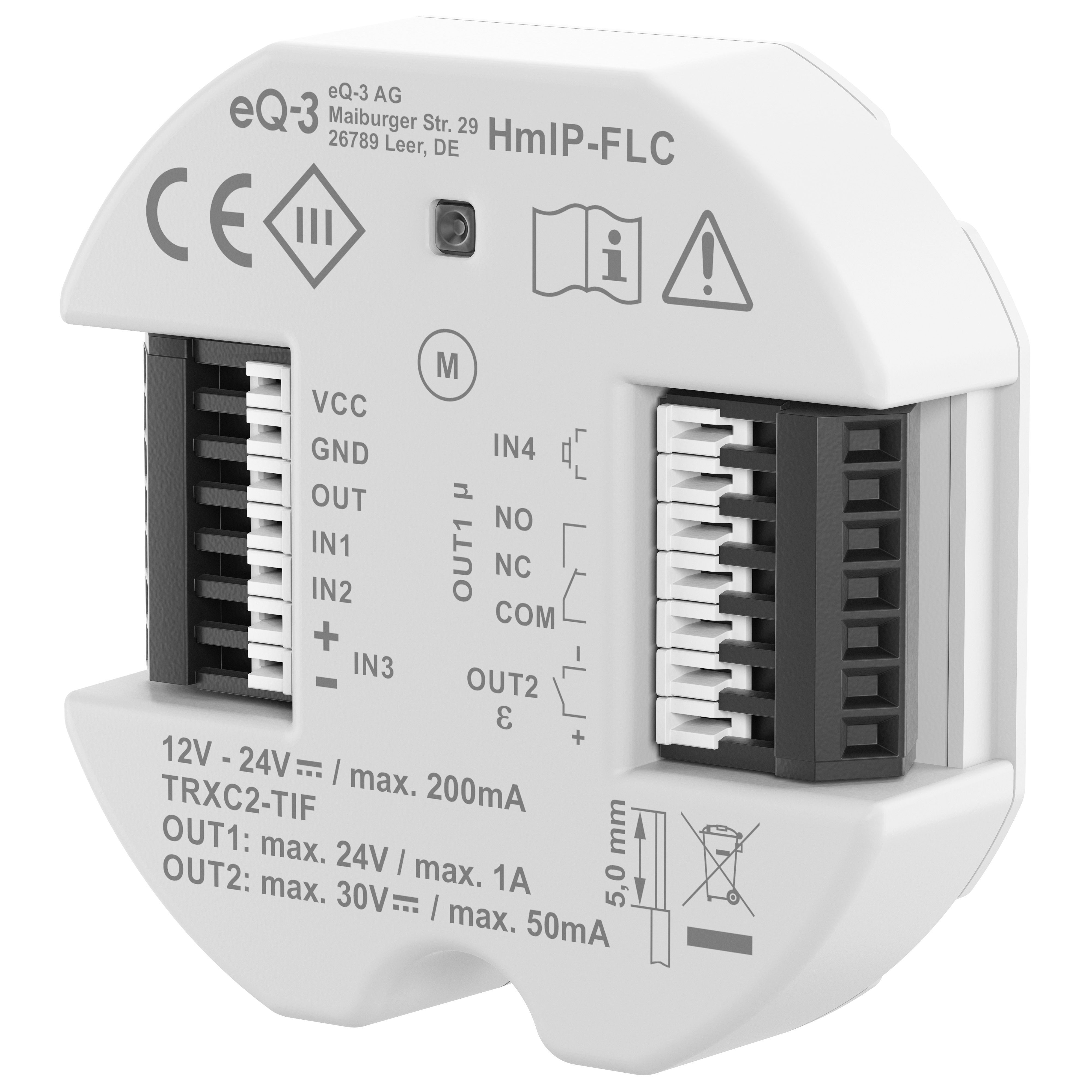 Homematic IP Universal Motorised Lock Controller - Flush Mounting - HmIP-FLC