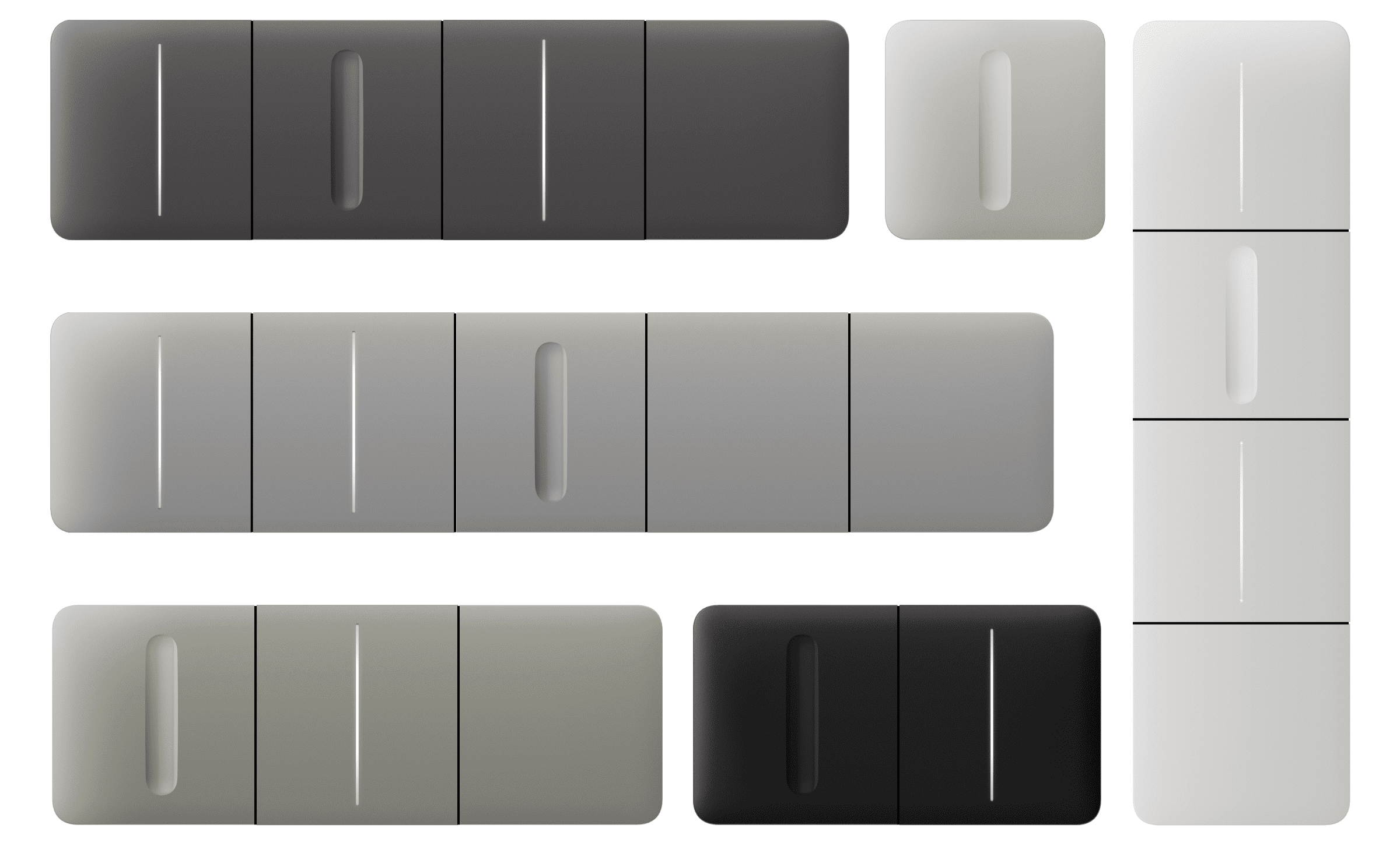 Ajax CenterButton (Dimmer) [55] (8EU) ASP oyster