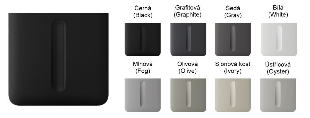 Ajax SideButton (Dimmer) vertical [55] (8EU) ASP grey