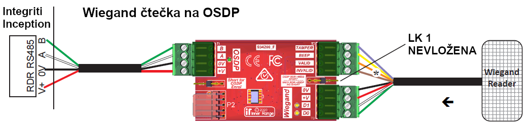 INTG-994200 OSDP&lt;&gt;Wiegand Converter