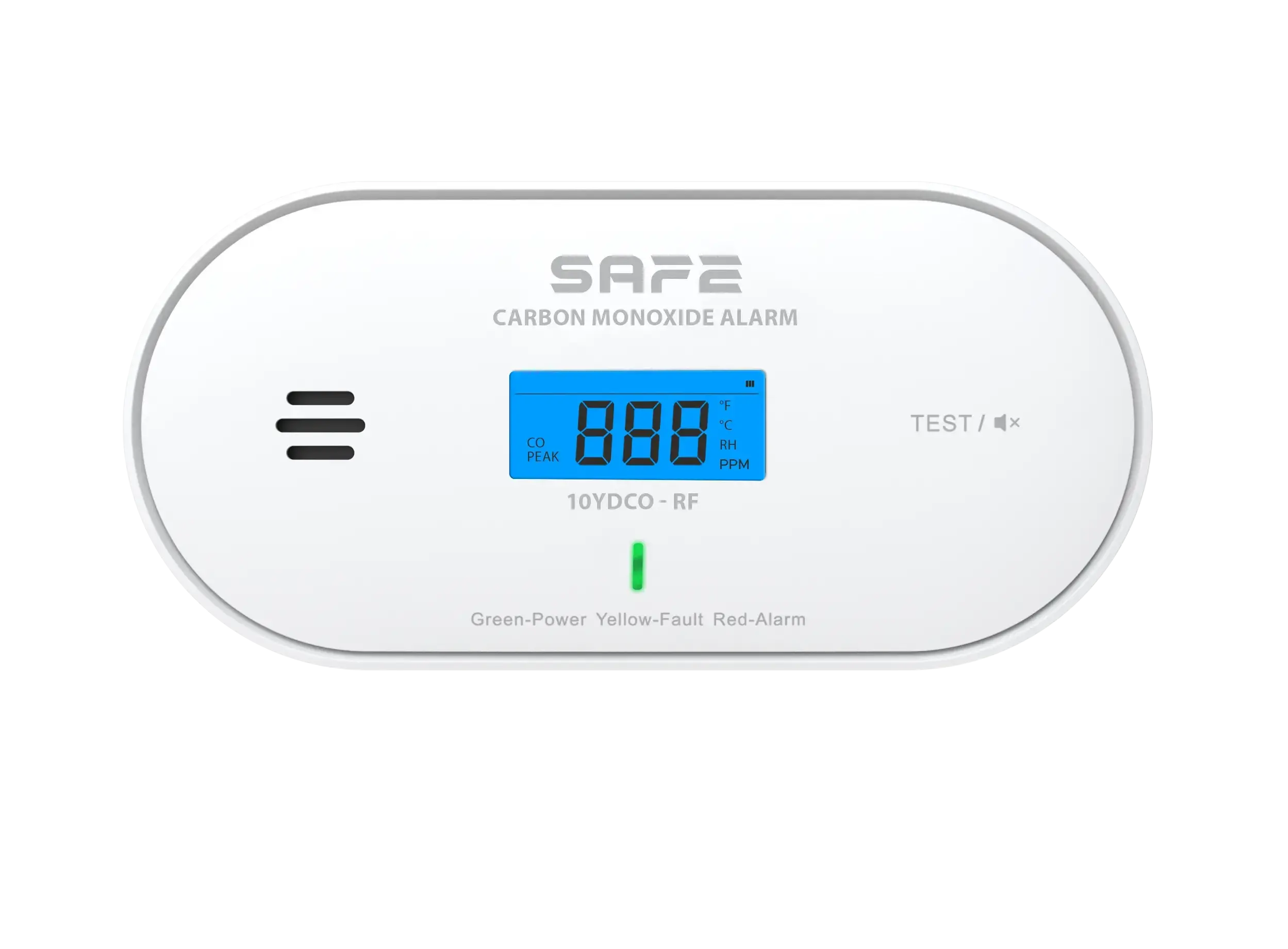 SAFE 10YDCO-RF - Wireless Interconnected CO Alarm FireSafe