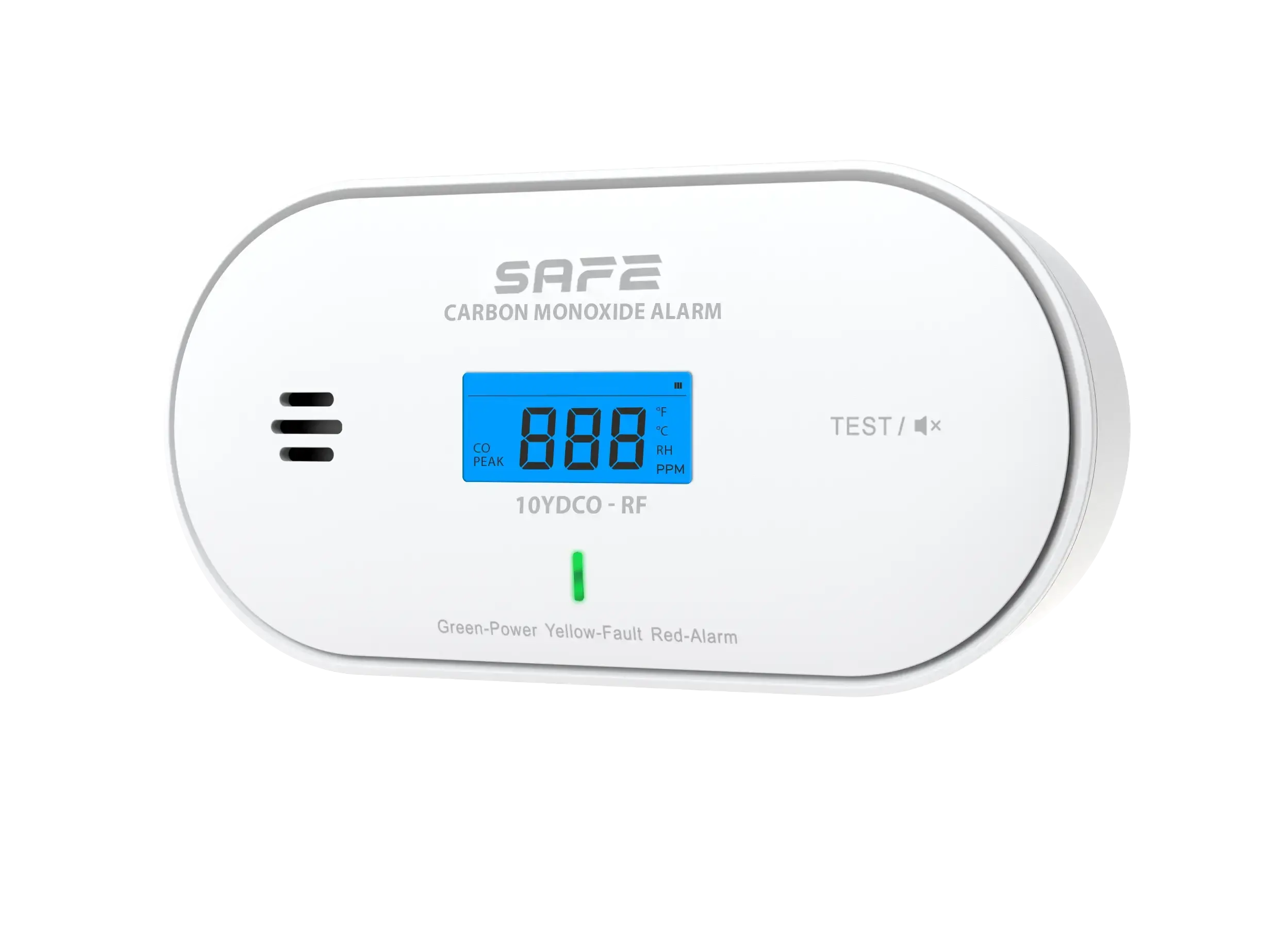 SAFE 10YDCO-RF - Wireless Interconnected CO Alarm FireSafe