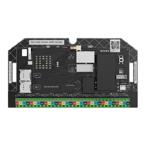 Ajax Superior Hub Hybrid (4G) Fibra (without casing) ASP