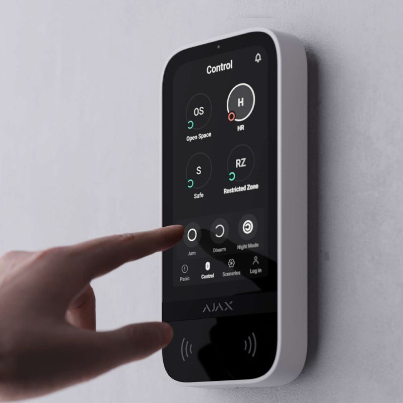 Ajax Superior KeyPad TouchScreen Fibra ASP black