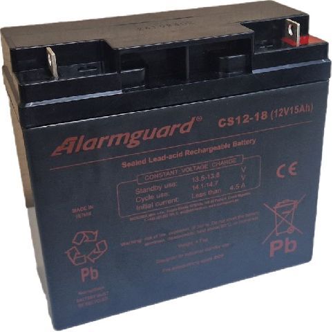 CS1218 12V/18Ah Security akumulátor Alarmguard