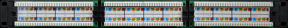 RP-U24H5 Patch panel 24 portů / UTP / Cat5e