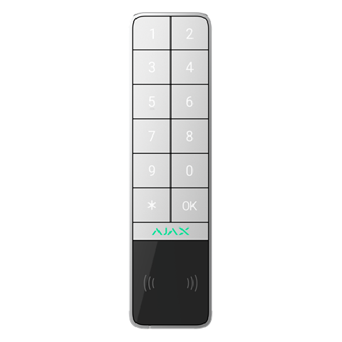 Ajax KeyPad Outdoor Jeweller (8EU) ASP white