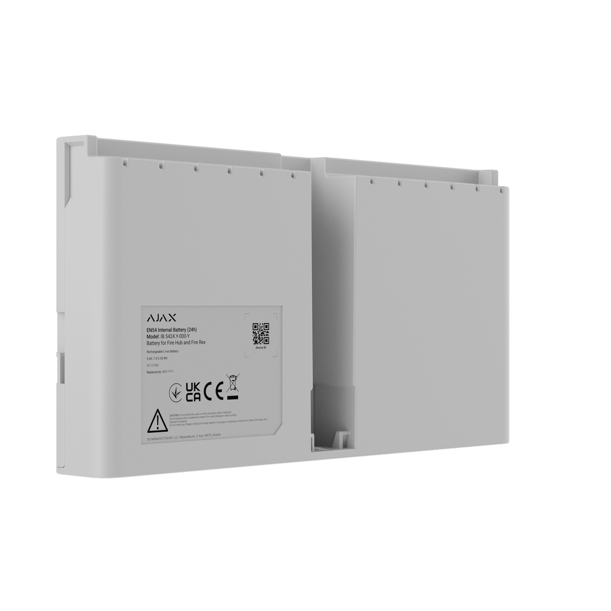 Ajax EN54 Internal Battery (24h) ASP white