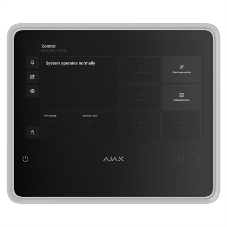 Ajax EN54 Fire Hub, white