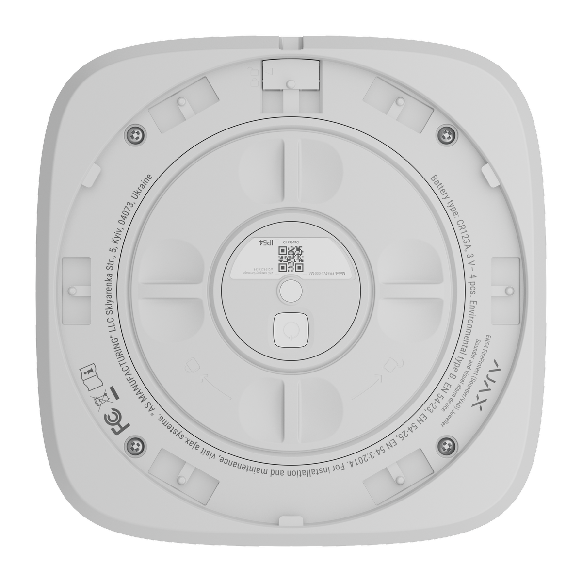 Ajax EN54 FireProtect (Sounder/VAD), white