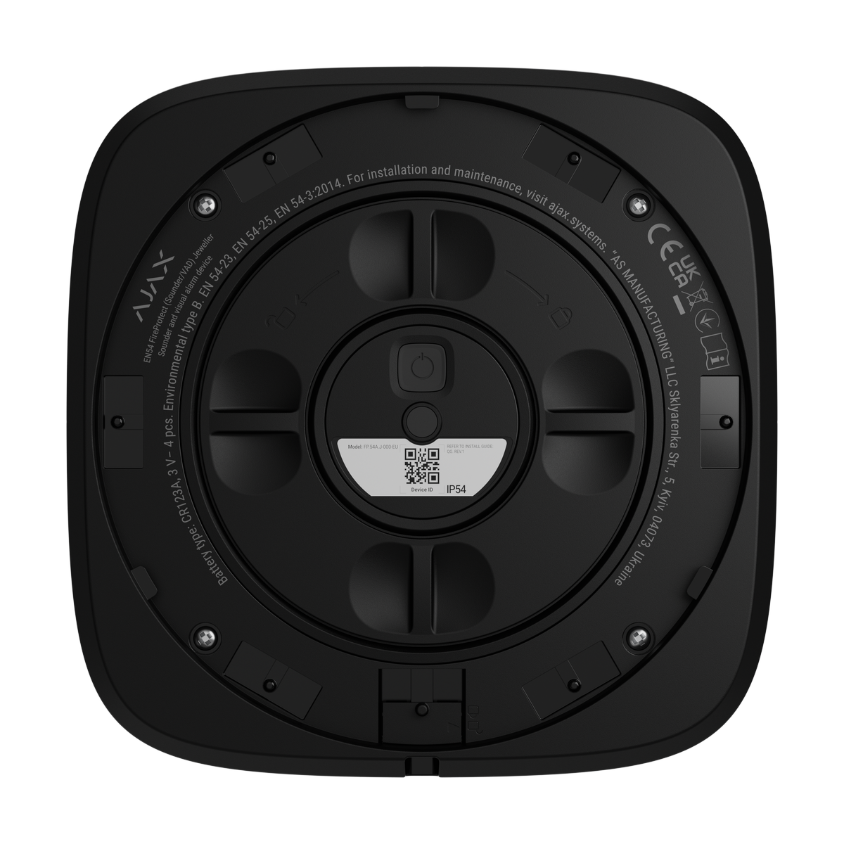 Ajax EN54 FireProtect (Sounder) (8EU) ASP black