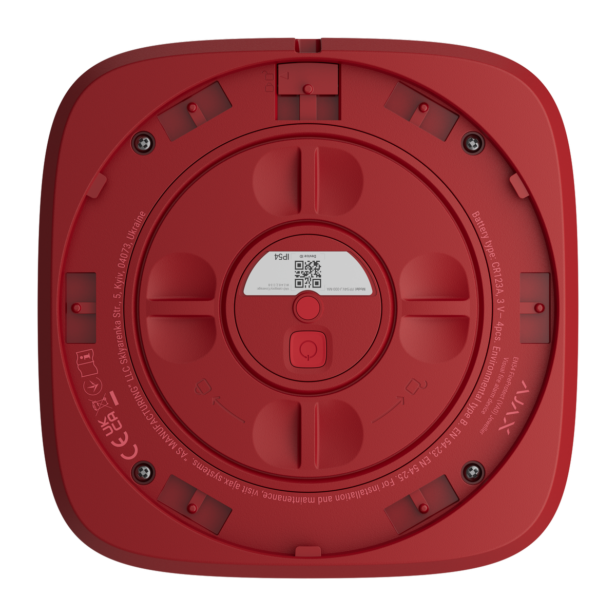 Ajax EN54 FireProtect (VAD) (8EU) ASP red