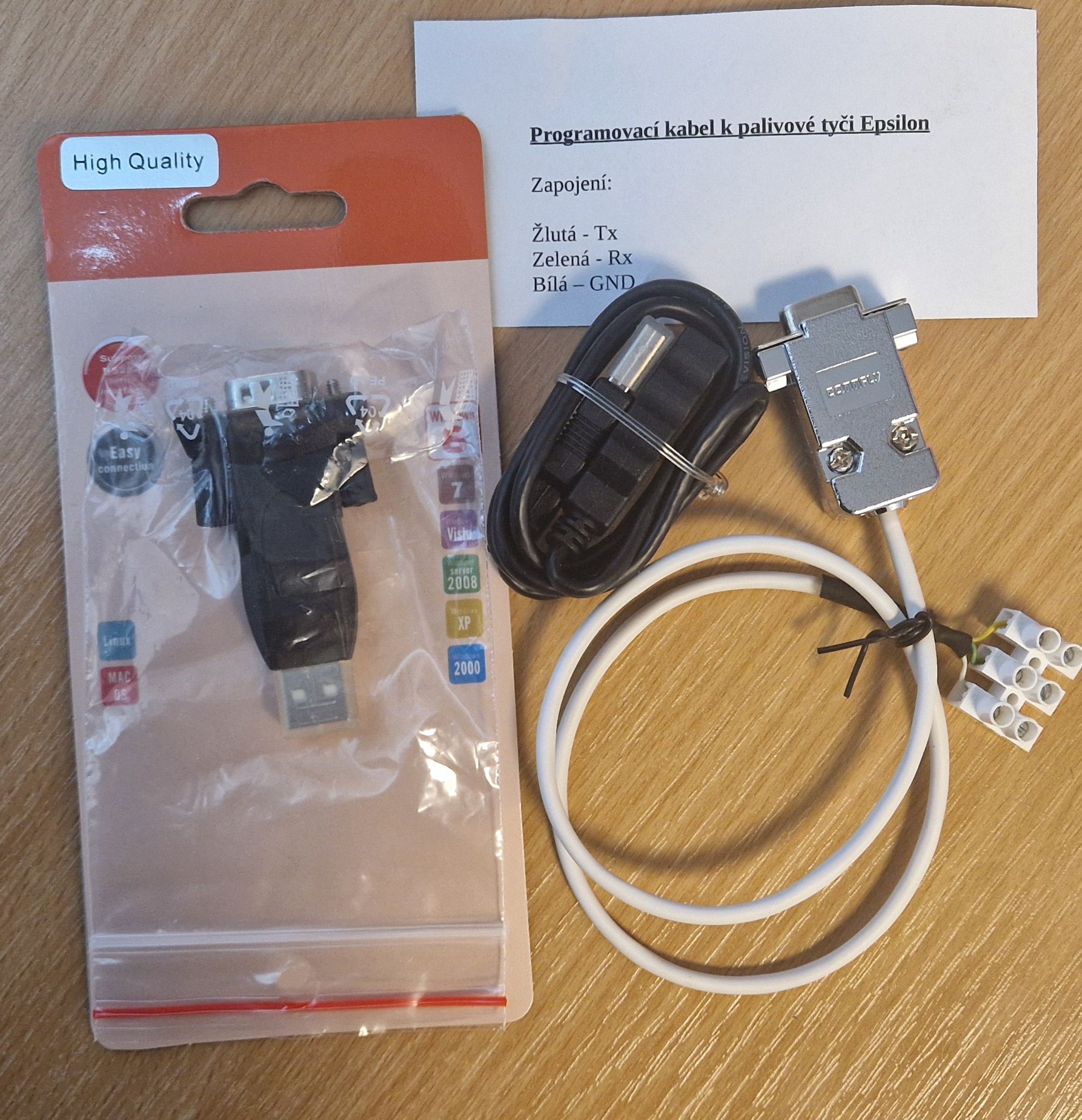 Epsilon programovací kabel